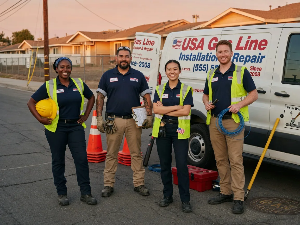 Gas Line Installation company in Collinwood, TN
